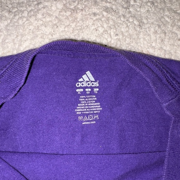 RARE Vintage NBA Player Phoenix Suns #7 K. Johnson Cotton T-Shirt Purple Size XL - Picture 2 of 3